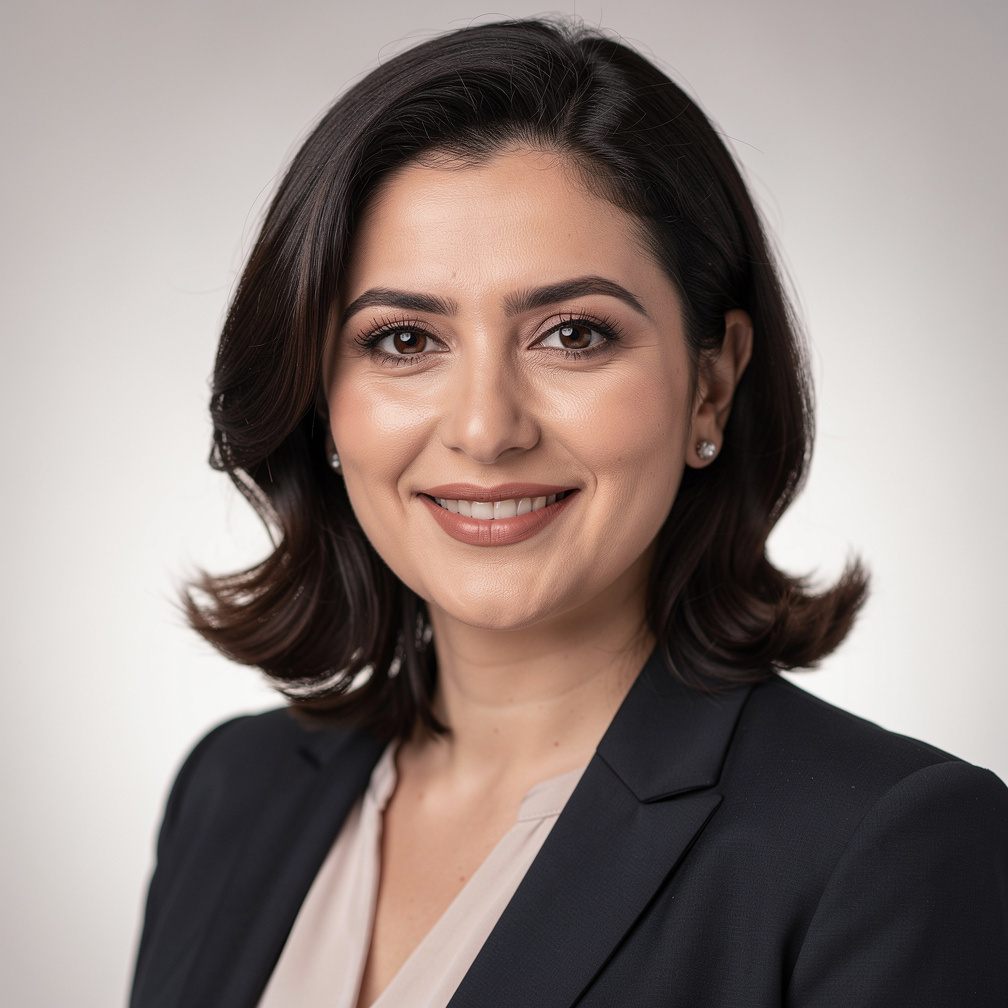 Turkish female TV producer portrait